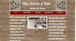 Desktop Screenshot of olivebranchofhope.com